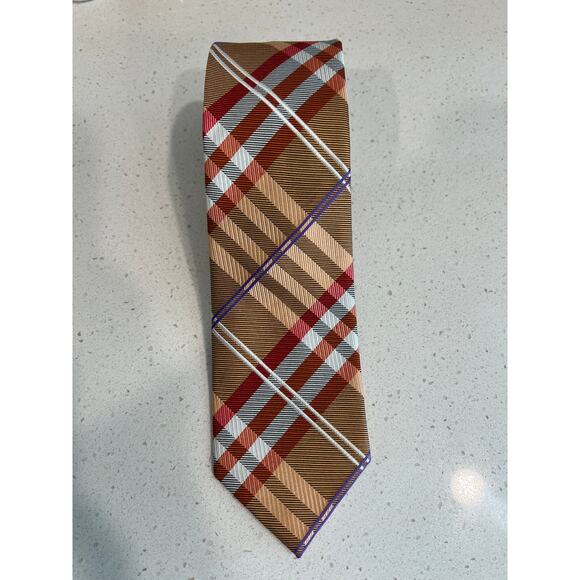 Donald J Trump plaid neck tie - Picture 2 of 4